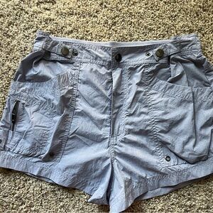 Free People Light Gray Women's Cargo Shorts